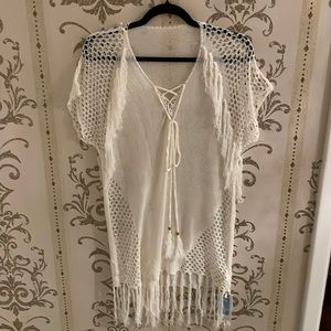 Cupshe NWT Ivory Cover Up